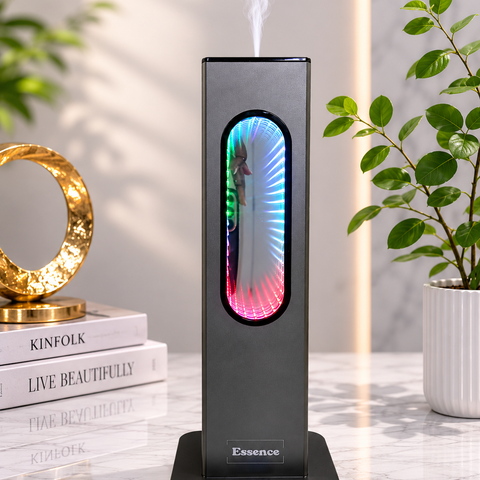 Essence Smart Waterless Diffuser – LED + Bluetooth, Rechargeable, Cordless